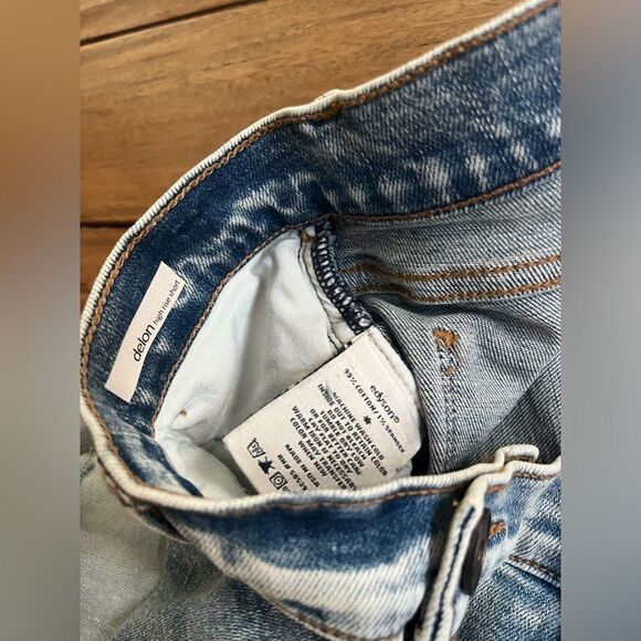 Edyson DELON  Denim high-rise Distressed Shorts; Size 27 NWT! 2 pairs to sell! - Picture 10 of 10